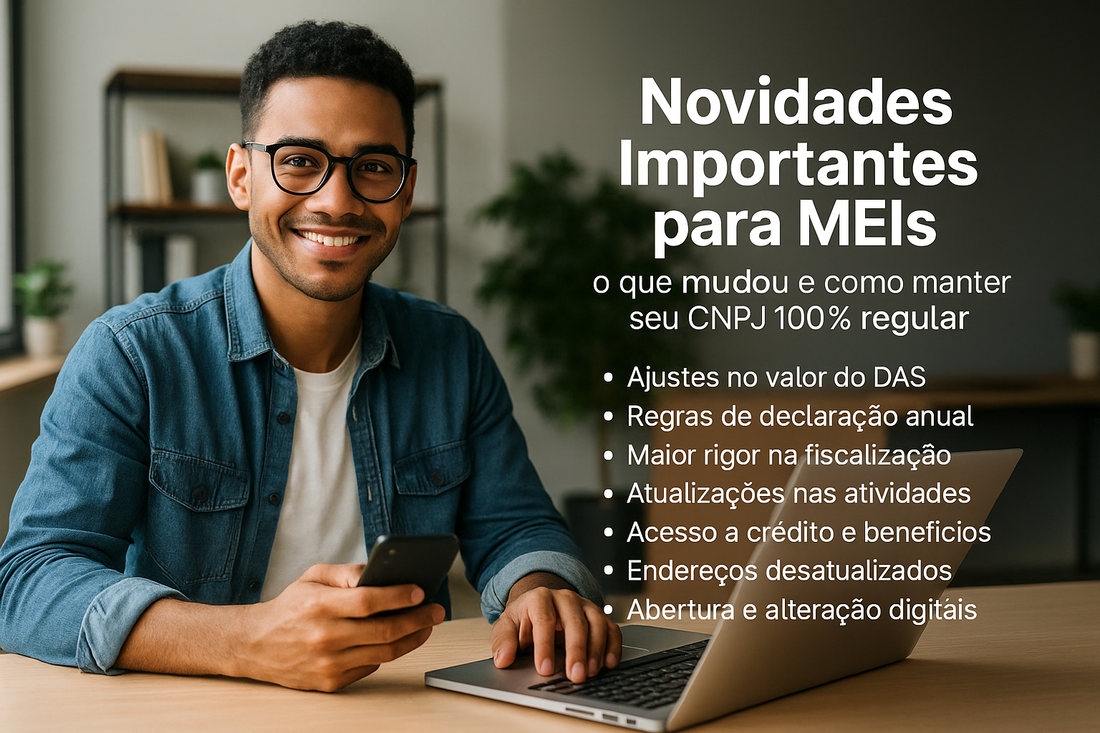 Novidades Importantes para MEIs: o que mudou e como manter seu CNPJ 100% regular